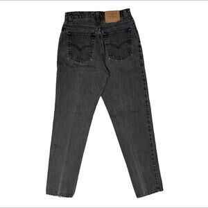 Levi’s Jeans 551 Red Tab 90s Vintage USA made Black Denim Pants Womens 30"